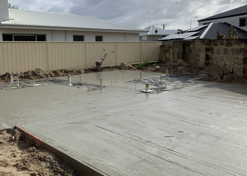 Glenway Homes - Pouring Concrete Slab 1